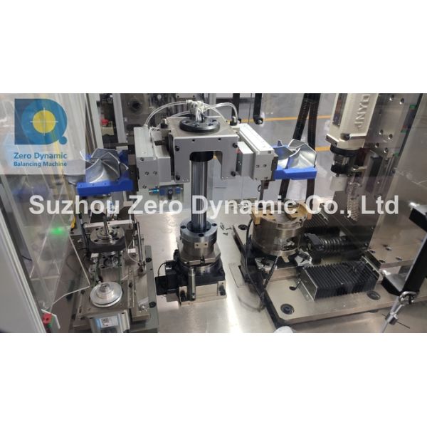 Two Station Vertical Power Tool Impeller Drilling Balancing Machine