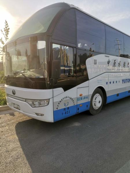 Movimentação usada Yutong da mão esquerda do motor diesel do ônibus da pousa-copos dos assentos 6122HQ9A 51 com A/C