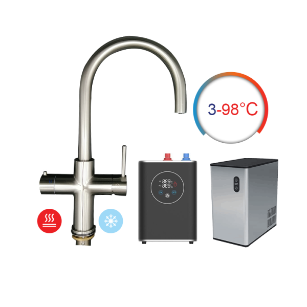 Convenient 5 in 1 Kitchen Filtration Taps and Faucets with Water Boiling Machine Set