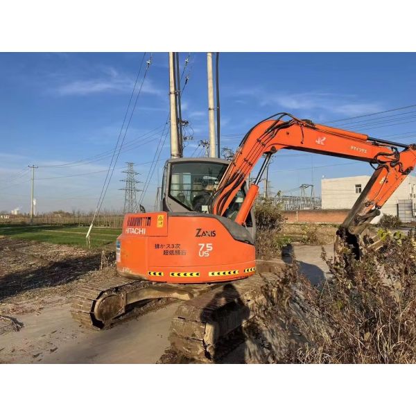 Zaxis 75 Zx75 Used Hitachi Excavator 7 Ton Crawler Excavator