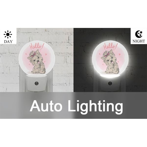Acrylic LED Night Light Blanks Light Control Intelligent Sublimation Sensor Night Light For Home Decoration