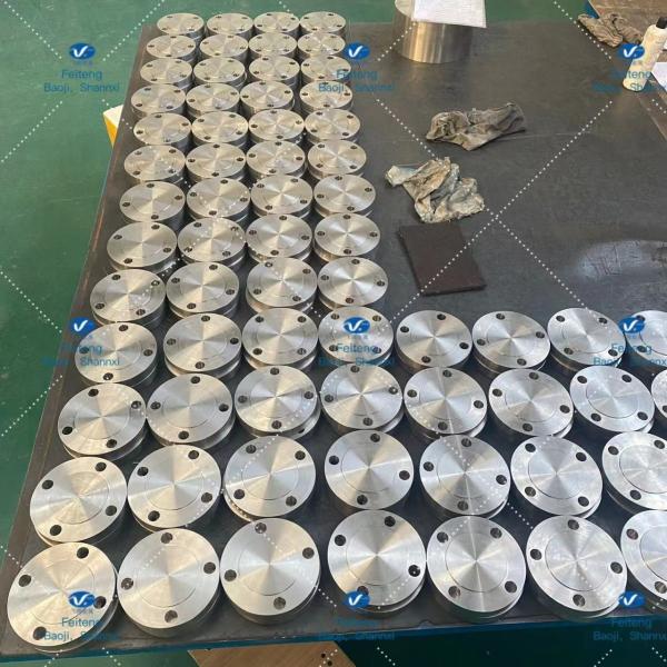 Slip On Welding Neck Titanium Flanges Gr2 ASTM B381 Strong Sealing