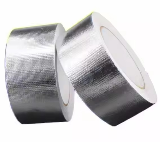 Aluminum Foil Fiberglass Cloth Tape With Strong Tensile And Heat Reflective