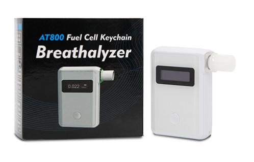 CE RoHS 0.25mg/L 0.50g/L Keychain Alcohol Tester Breathalyzer Lightweight