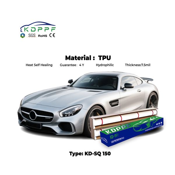 Heat Self Healing 7.5 Mil Gloss Tpu Auto Ppf Film Clear Paint Protection Film