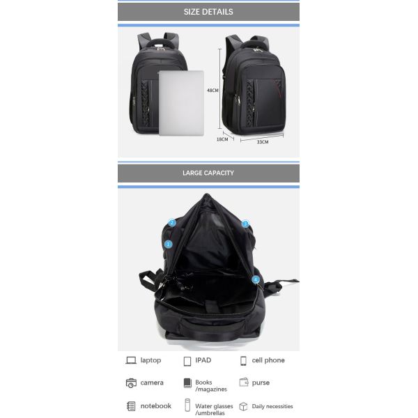Sympathybag Travel Business Backpacks Wear Resistant Computer Laptop Bags Wholesale