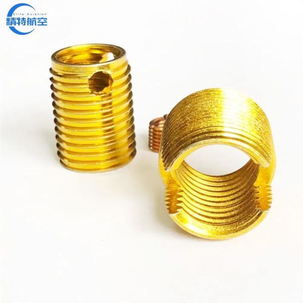 Zinc Plated Galvanized Carbon Steel Thread Inserts for Self Tapping Slotted Thread Screws Durable and Customization