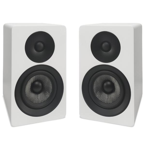2 Way Stereo Passive Bookshelf Speakers With Bass Port Wooden Home Theater System Speakers