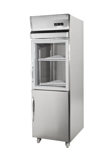 Refrigerador comercial de aço inoxidável 1 do congelador ereto industrial da cozinha/2/3 portas
