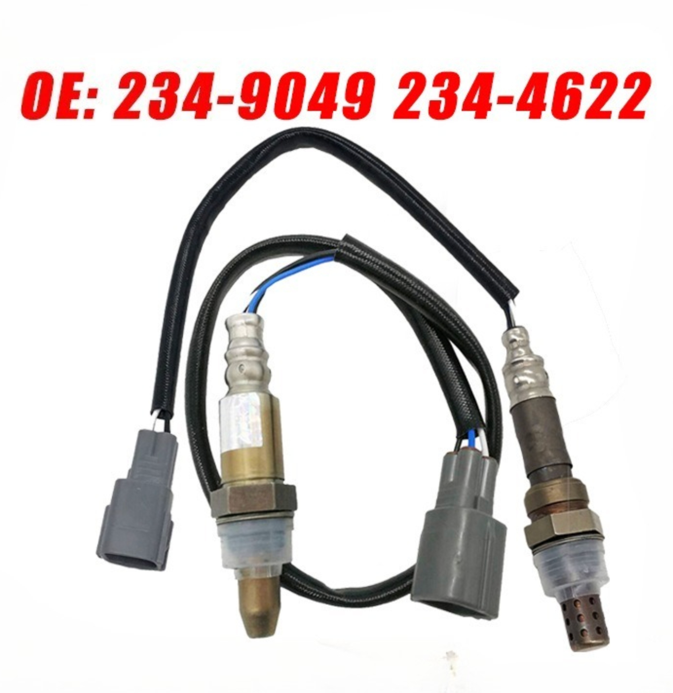 2Pcs combination suitable for Toyota vehicles oxygen sensor 234-9049 * 1 234-4622 * 1