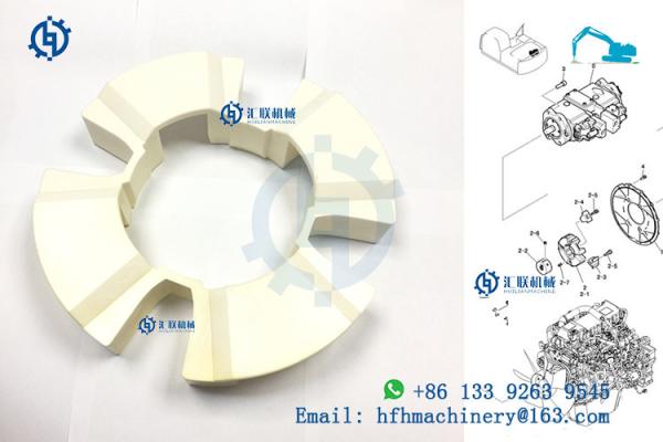 Durable Hydraulic Pump Coupling , CF-H-240 Flexible Rubber Coupling Non Toxic