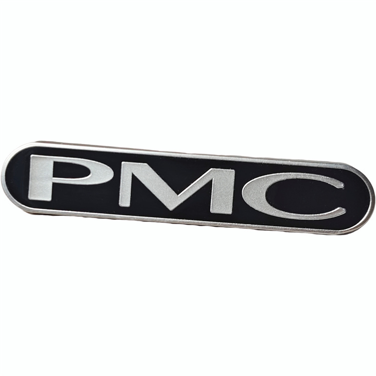 Custom 3D Zinc Alloy Die-cast Nameplates With Back Studs