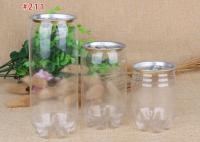 cartuchos plásticos transparentes herméticos das latas de bebida do ANIMAL DE ESTIMAÇÃO do produto comestível 345ml