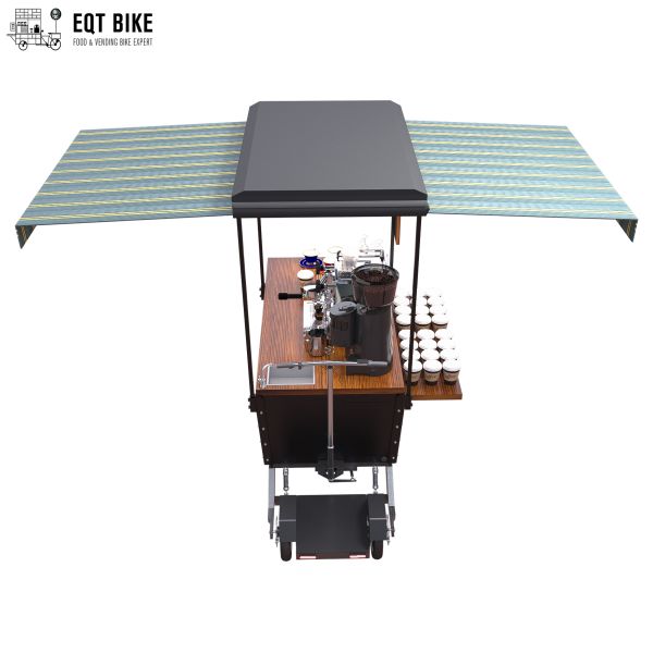 350w Food Van Vending Coffee Bike Cart Metal Frame