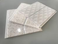 Le panneau imperméable de mur de revêtement blanc de PVC lambrisse le service d'OEM de 20cm/8 pouces
