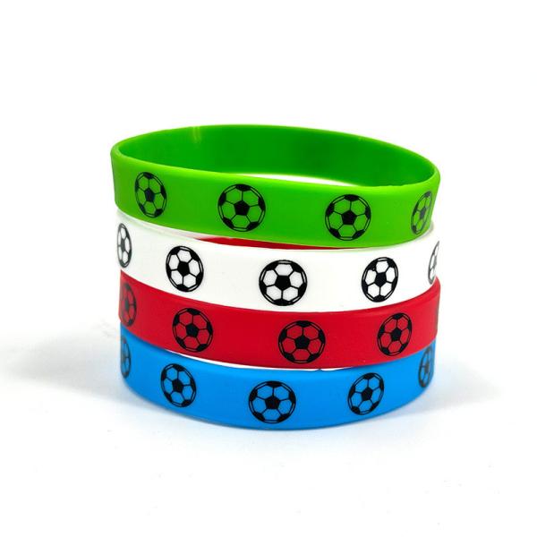 Custom Event Souvenir Silicone Wristbands Ball Games Star Promotion Multi Color Night Glow Luminous Silicone Band