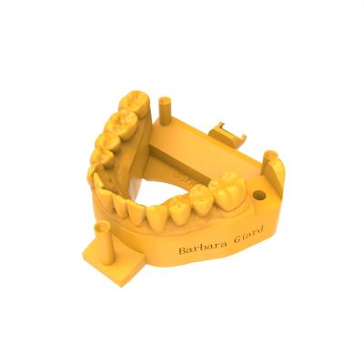 Orange Yellow High Precision Dental Light Planting Model Resin for 405nm Band DLP and LCD 3D Printing