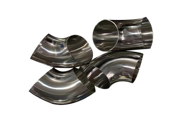 Customized Vehicle Exhaust System Pipe fitting Titanium 90 Degree Elbow