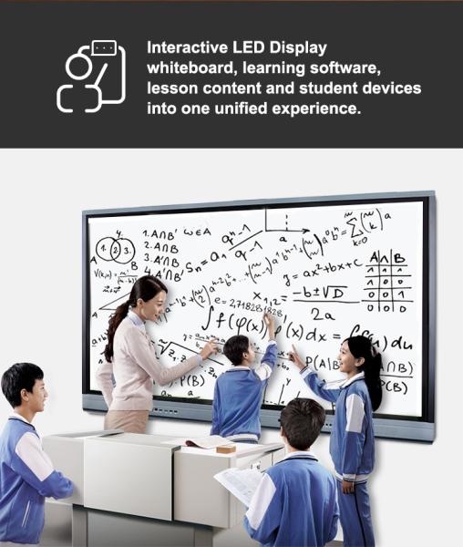 iBoard 4K Smart Board, Infrared Technology 98 inch Electronic Whiteboard For Teaching Fast Response Writing
