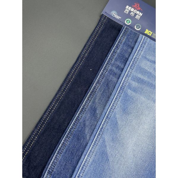 14.5oz Heavyweight Denim Dark Blue Cotton Polyester Denim Fabric 160cm - 162cm