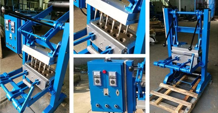 Commercial Mass Production Semi Automatic Sugar Cone Waffle Ice Cream Cone Making Machine