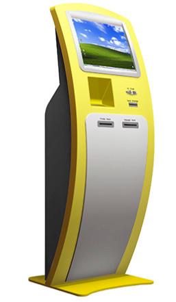 Free Standing Lottery Ticket Kiosk 1920*1080 With Cash / Bank Cards Payment