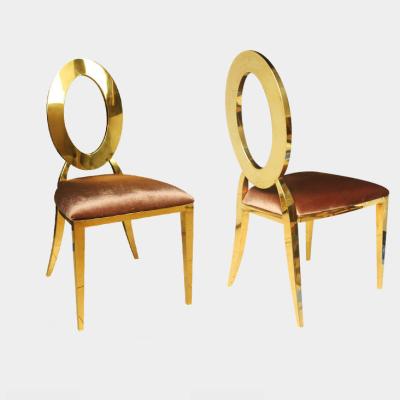 Table Side Luxury Dining Chair Without Armrest For Villa