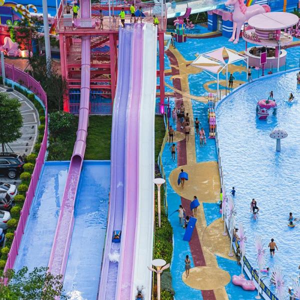 Hot Sale Open Sword Fiberglass Water Slide for Aqua Park Teenager Adult Amusement Park