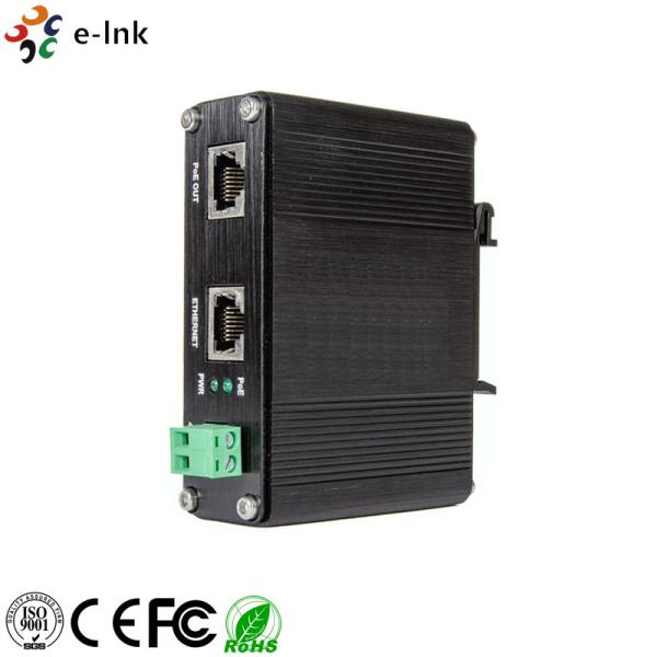 Poder industrial sobre a caixa do alumínio da C.C. 12V 2A 24W do injetor 10 dos ethernet/100M