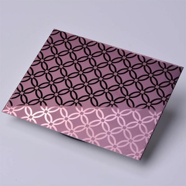 6k 8k Stainless Steel Decorative Sheets Etched 430 0.5mm Decorative Metal Sheets