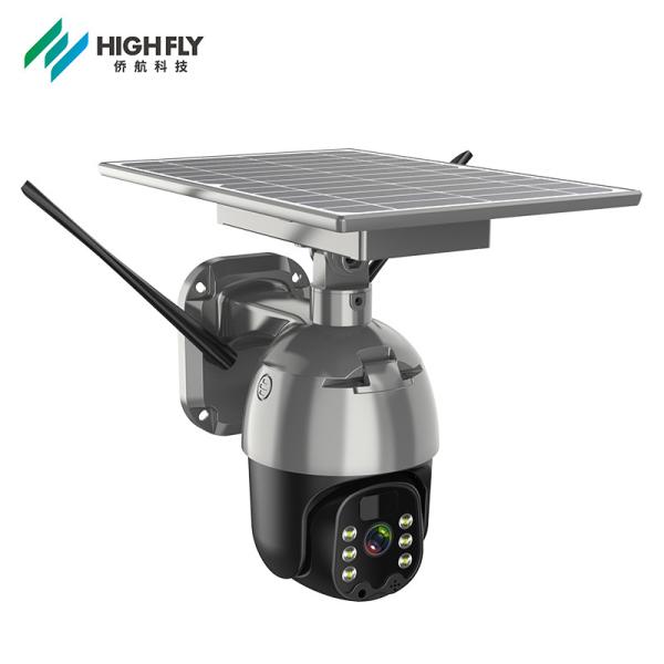 OEM ODM Low Power Solar Energy Power Battery Wireless Alert PTZ Micro 5mp Security CCTV Camera With Solar 4G Sim Wireless