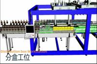 Máquina de embalaje de caja de regalo de licor Compacto de embalaje de caja para línea de producción de agua