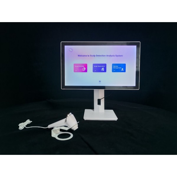 Scalp Analyzer T8 intelligent scalp analyzer offering porphyrin imaging wrinkle depth quantification and heavy metal residue testing