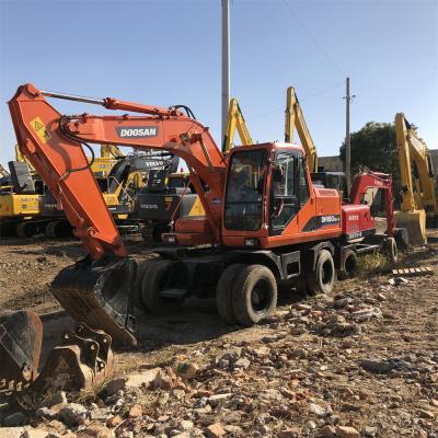 Doosan Dh150W-7 Máquinas usadas de escavação de rodas hidráulicas