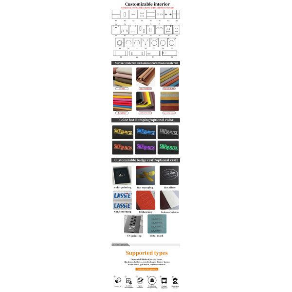 China manufacturing Wholesale Luxury Jewellery Box packaging Custom high end Necklace Bracelet Earring Ring Packaging rose Red Pu Leather Jewelry Box with logo