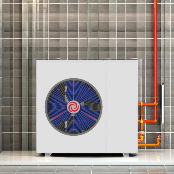 Residential 17.5KW R410A Air Source Water Heat Pump Instant Hot Water Supply From OEM