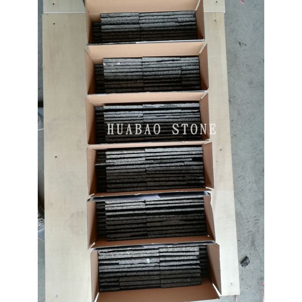 Black Galaxy Slate Cultured Stone Panels For Interior Exterior Wall Cladding