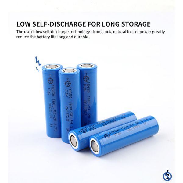 Глубокое загрязнение клетки батареи lifepo4 цикла 18650 1500mAh 3.7V перезаряжаемые свободное