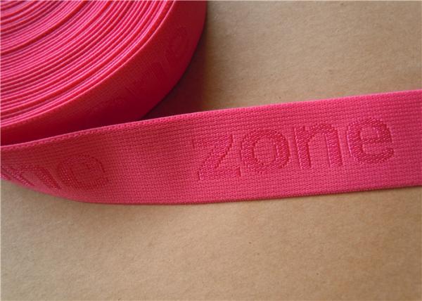 Customized underwear Jacquard Elastic Waistband , Polyester jacquard elastic webbing