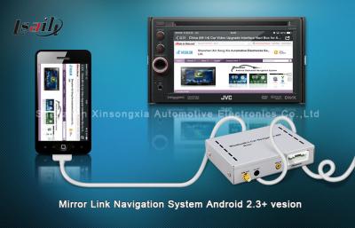 Caixa de relação do espelho do carro DVD JVC/navegação de GPS caixas para o pioneiro com Bluetooth
