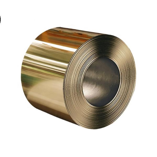 Decoiling PVD Color Stainless Steel Coil Anticorrosive Practical Cold Rolled