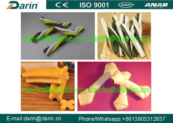 Singe Screw extruder equipment / Pet Treats bone dog food machine