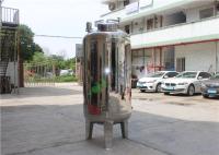 304/316 Stainless Steel Water Storage Tank Material Multi Media Filter Machine
