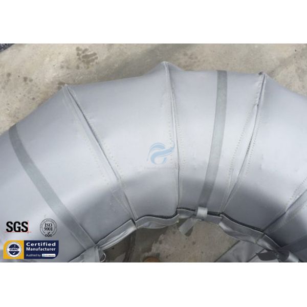 Thermal Insulation Covers 300℃ Fiberglass Heat Exchanger Reusable Jacket Blanket