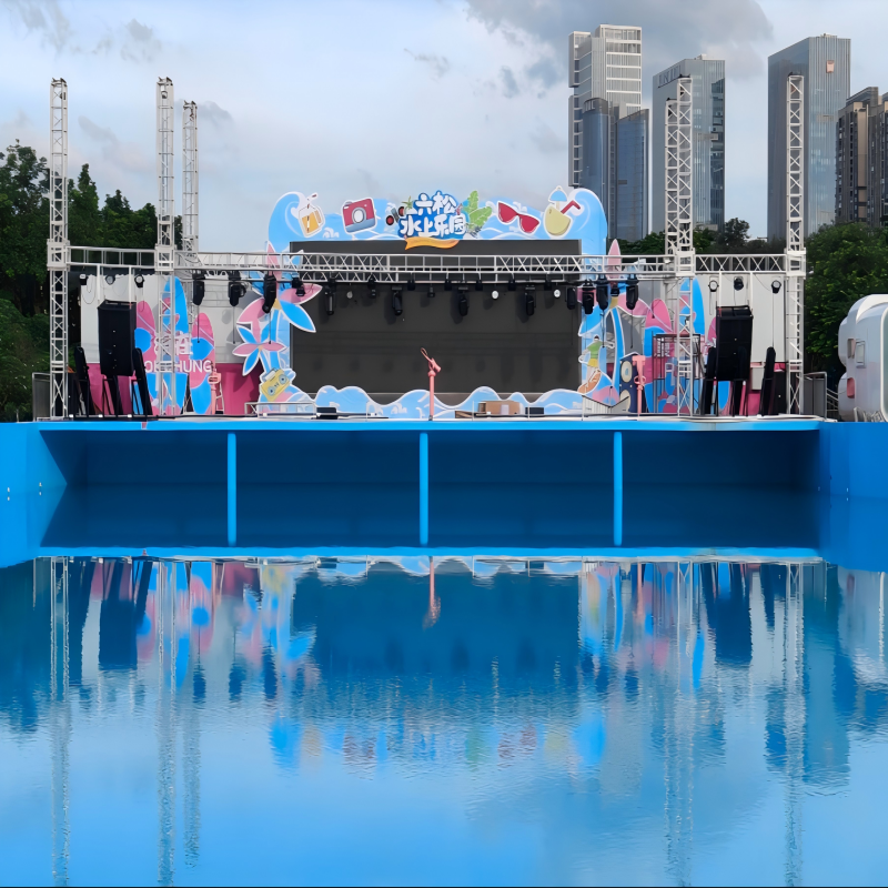 Outdoor Air Blown Wave Pool 0-1m Wave Height For Theme Water Park