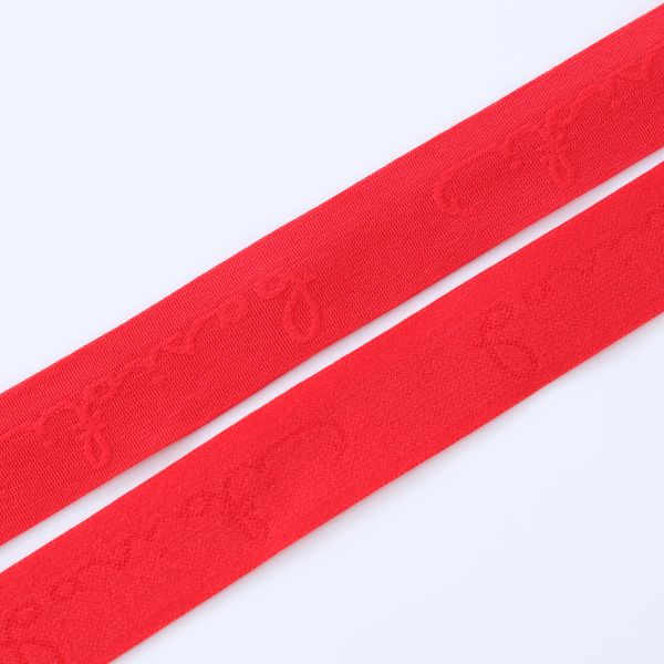 Nylon Elastic Band Spandex Nylon Cord Jacquard Tape  webbing strap for Underwear Sports