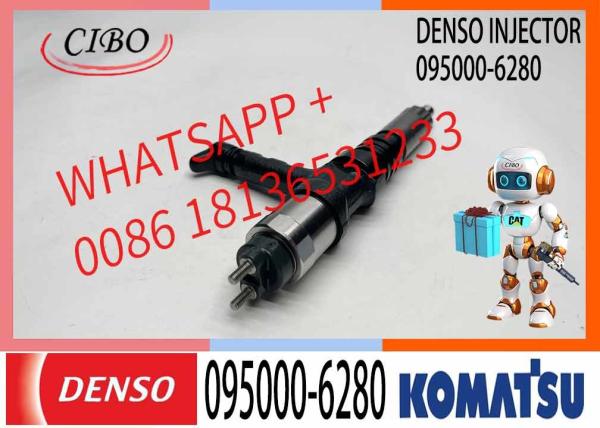 095000-6280 6219-11-3100 Injetor de combustível encaixa no motor Komatsu SAA12V140