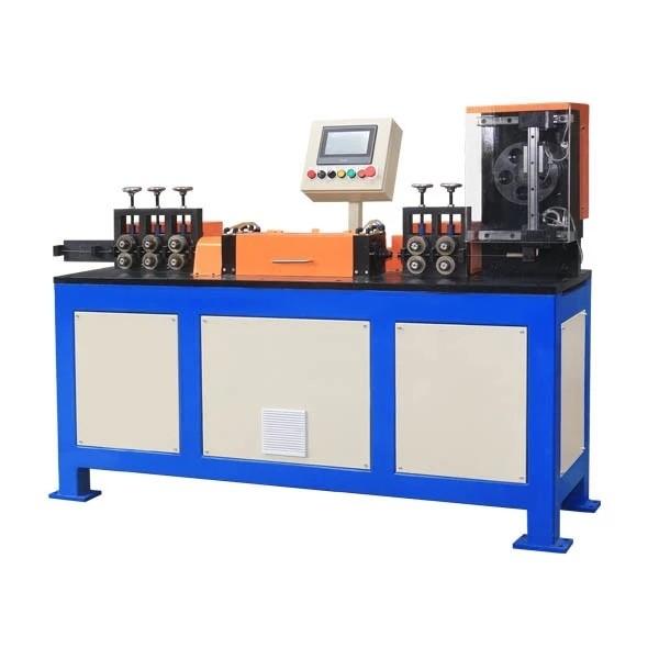 Automatic Wire Straightener And Cutting Machine Touch Screen With Sending Wire Wheel