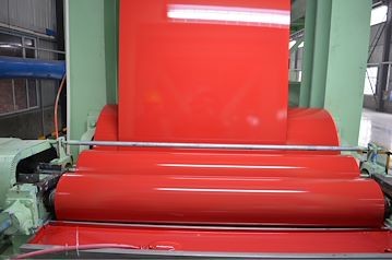 Красный цвет Z225 0,75*1220 PPGI Префарбованные стальные катушки HDP S320GD Европейский стандарт EN10169