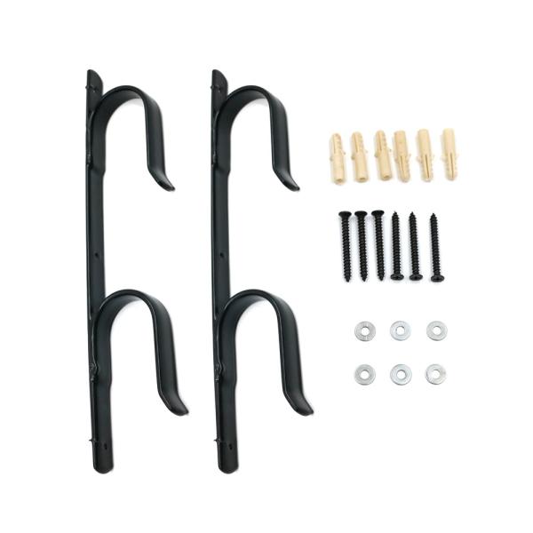 2pcs Hunting Truck Gun Rack Tool Bow Rack Gun Wall Mount Storage Rack J-Hook gun Hangers Set